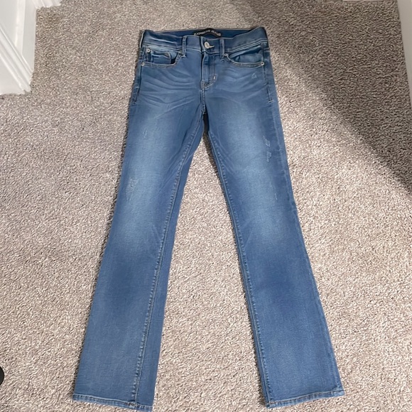 Express Barely Boot Midrise Jeans - Picture 2 of 5